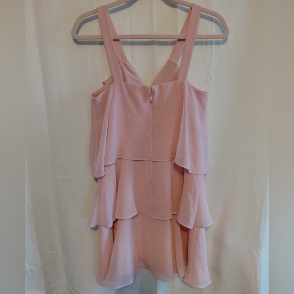 Pink Ruffled Sleeveless Dress - Picture 6 of 6
